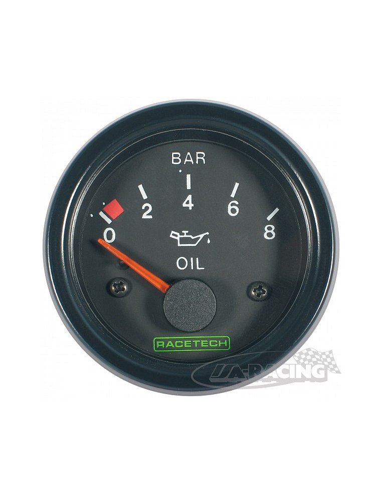 Racetech ukazatel tlaku oleje 0-8 bar