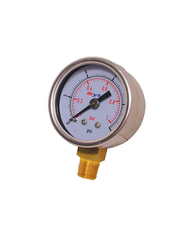 Průběžný ukazatel tlaku paliva 0-1bar