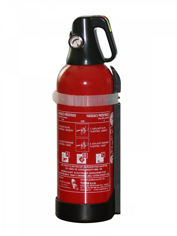 Ruční hasicí přístroj 2 kg (ABC)