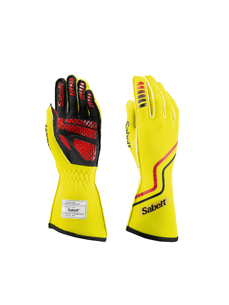 Sabelt rukavice HERO TS-10 fluo žluté