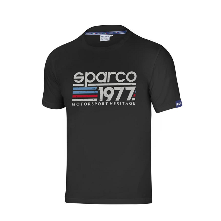 Sparco tričko 1977 černé, vel. XL