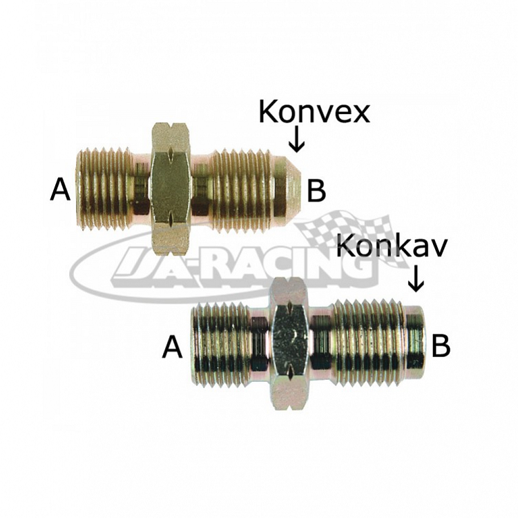 D-03 Aeroquipe adaptér propojovací 3/8 UNF / 1/8 BSP