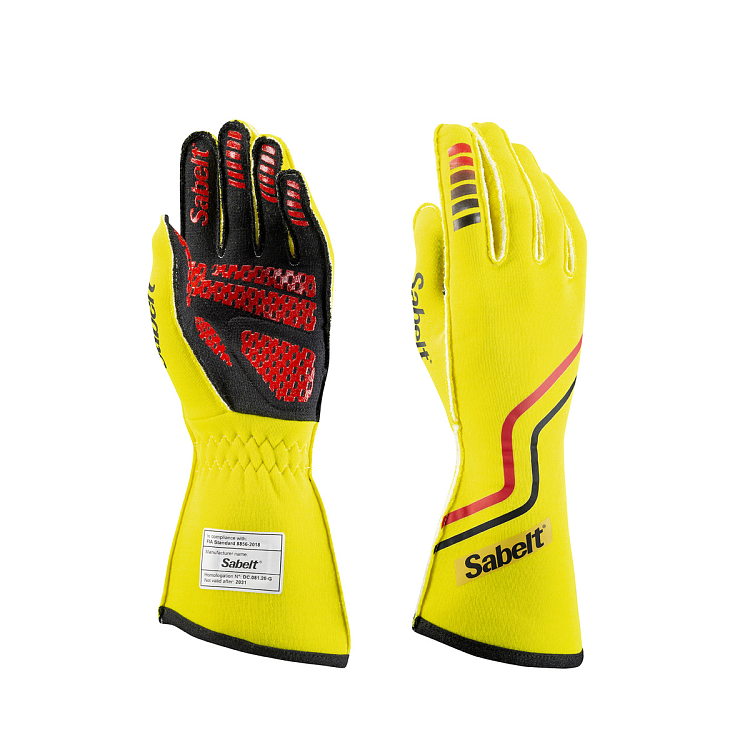 Sabelt rukavice HERO TS-10 fluo žluté